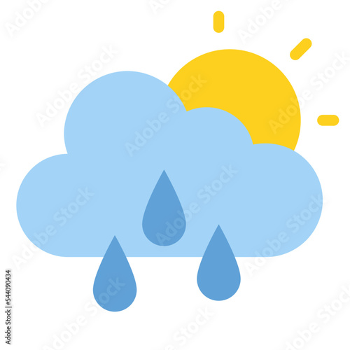 sun weather forecast nature icon
