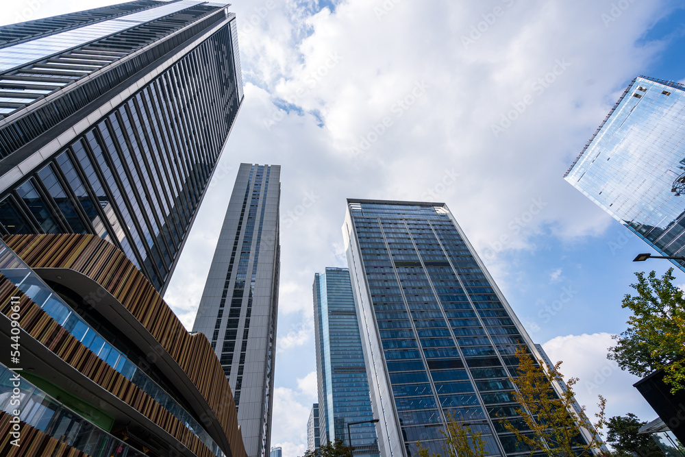 Obraz premium modern office building in hangzhou china