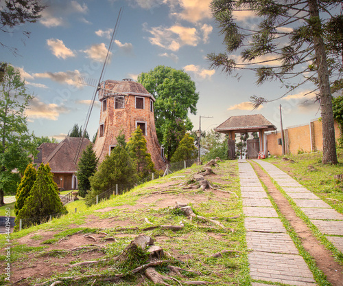 Mill on Morro do Elefante in Campos do Jordão, Sao Paulo, Brazil