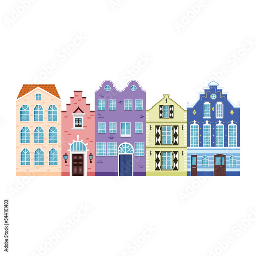 Photography old dutch houses