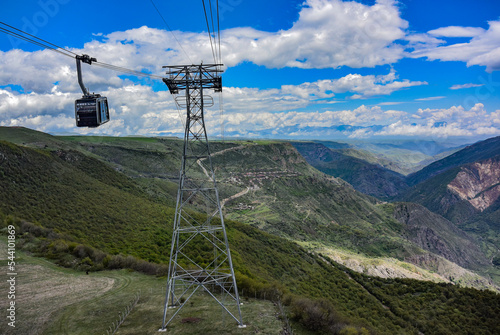 The Wings of Tatev cable car, which stretches from Khalidzor to the Tatev monastery, is listed in the Guinness Book of records as the world's longest non-stop two-track cable car. May 5, 2019.