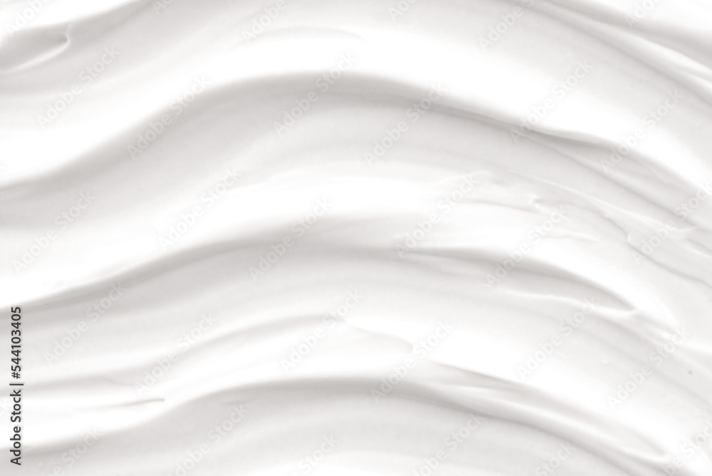 Texture of white cosmetic cream. Moisturizing cream background for dry skin care