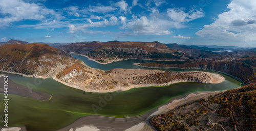 view of the Kardzhali reservoir and Arda River Bends in Bulgaria