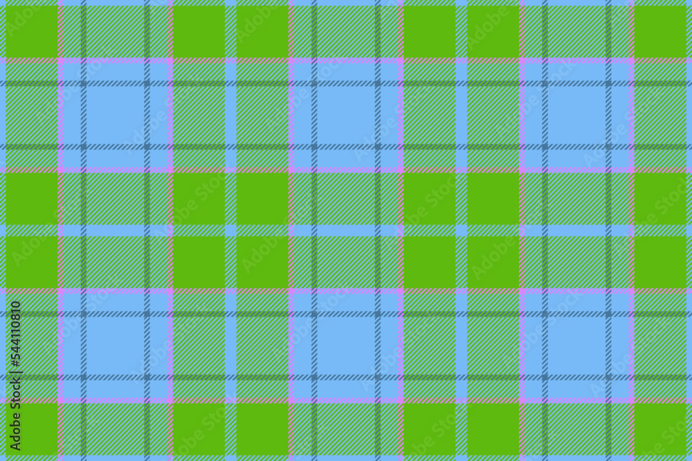 Obraz premium Check tartan fabric. Vector seamless pattern. Background textile plaid texture.
