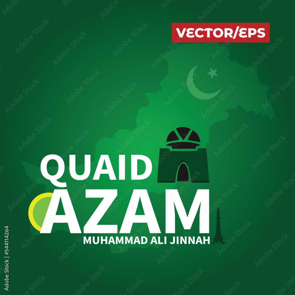 Quaid E Azam Day 25th December Quaid E Azam Logo Design In English