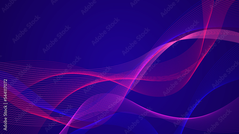 Fototapeta premium wavy line background
