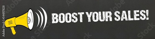 Obraz na płótnie Boost Your Sales!