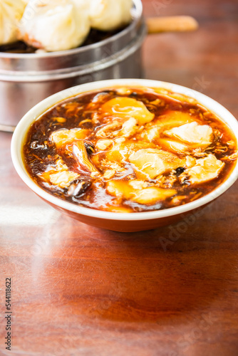 Traditional breakfast in northern China, bean curd 