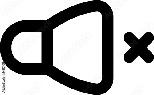 Sound mute icon