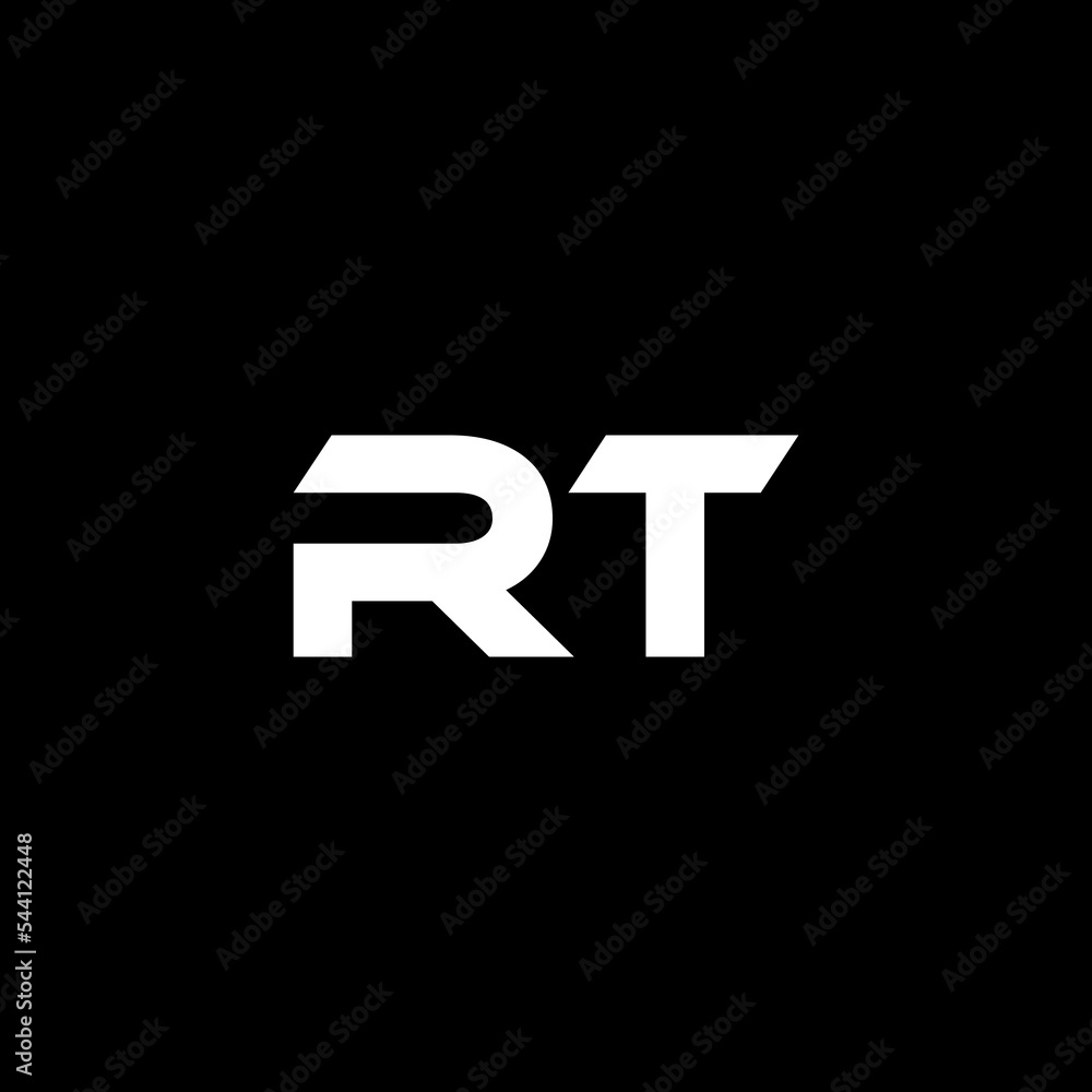 RT letter logo design with black background in illustrator, vector logo modern alphabet font overlap style. calligraphy designs for logo, Poster, Invitation, etc. RT letter logo design with black background in illustrator, vector logo modern alphabet font overlap style. calligraphy designs for logo, Poster, Invitation, etc.