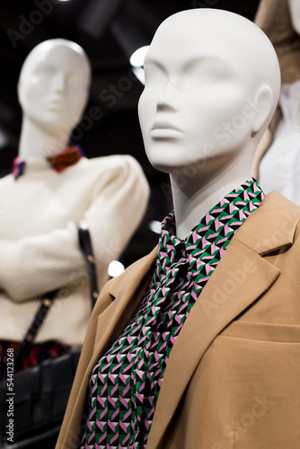 Mannequins in a fashion store