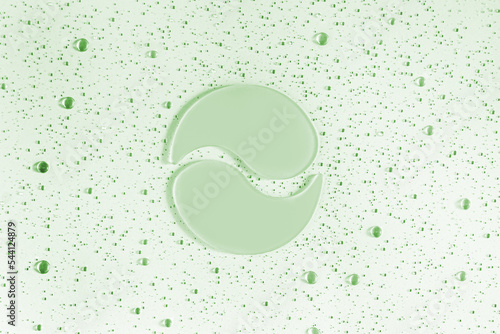 Schilderij op canvas Hydrogel collagen lifting eye patches with drops