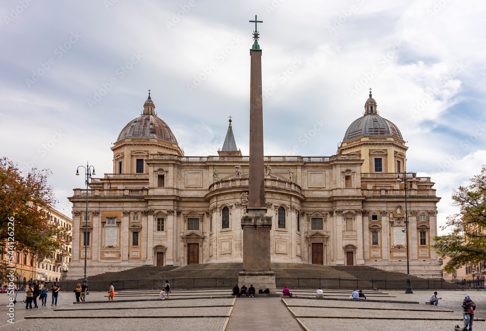 Naklejka premium Santa Maria Maggiore basilica in Rome, Italy