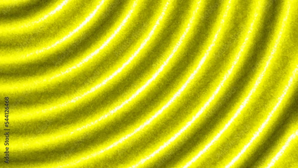 Vídeo ondas amarillas. 4K