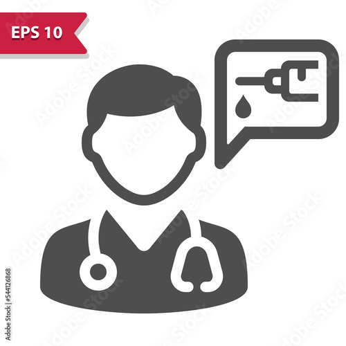 Doctor Icon. Vaccine, Vaccination
