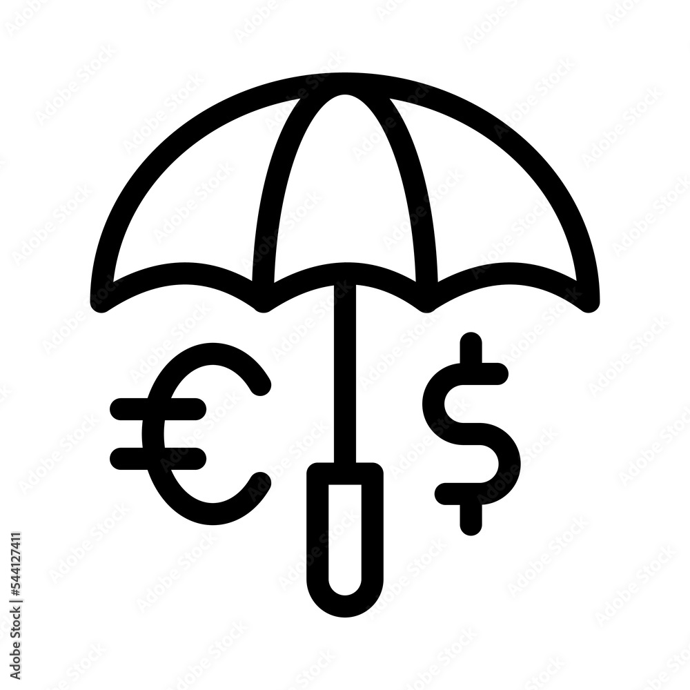 insurance line icon illustration vector graphic insurance line icon illustration vector graphic