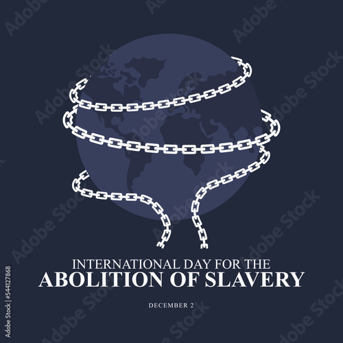 International Day for the Abolition of Slavery background.