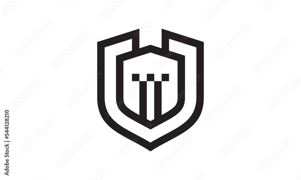 castle and shield logo. building vector icon castle and shield logo. building vector icon