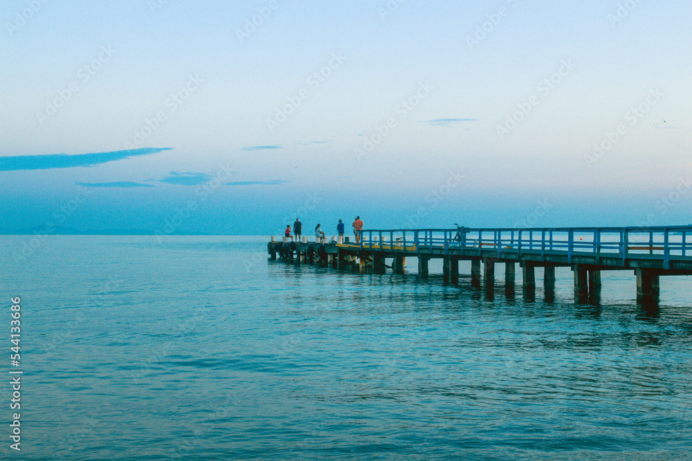 pier in the ocean