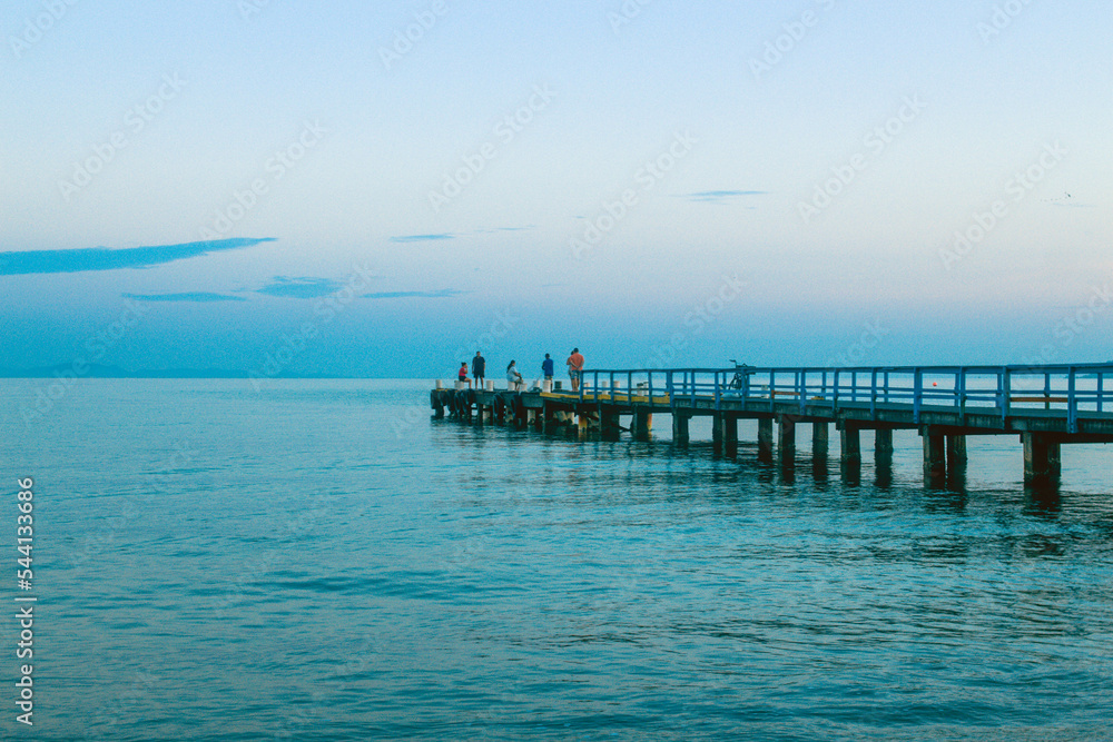 pier in the ocean pier in the ocean