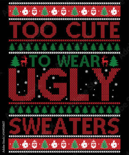 Christmas t shirt vector, design vector, Christmas typography photo