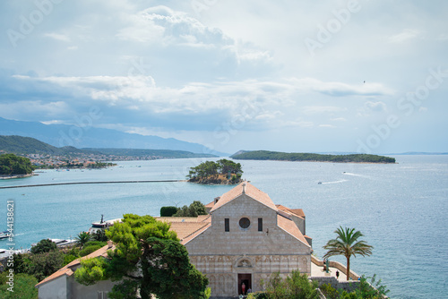 Fototapeta Naklejka Na Ścianę i Meble -  croatia, rab, beautiful old town by the sea