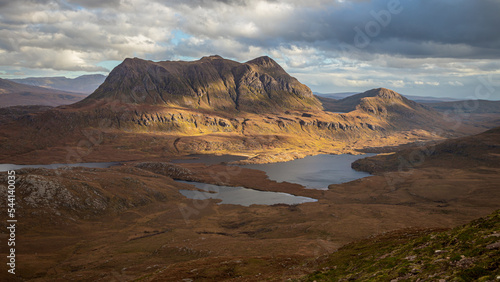 A view from Stac Pollaidh in the far North of Scotland.