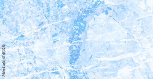 Snow, ice winter vector texture. Realistic marbling effect