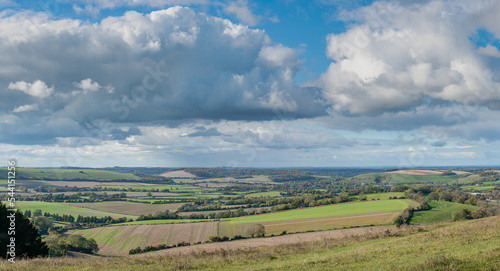 The Meon Valley, Hampshire, looking west 
