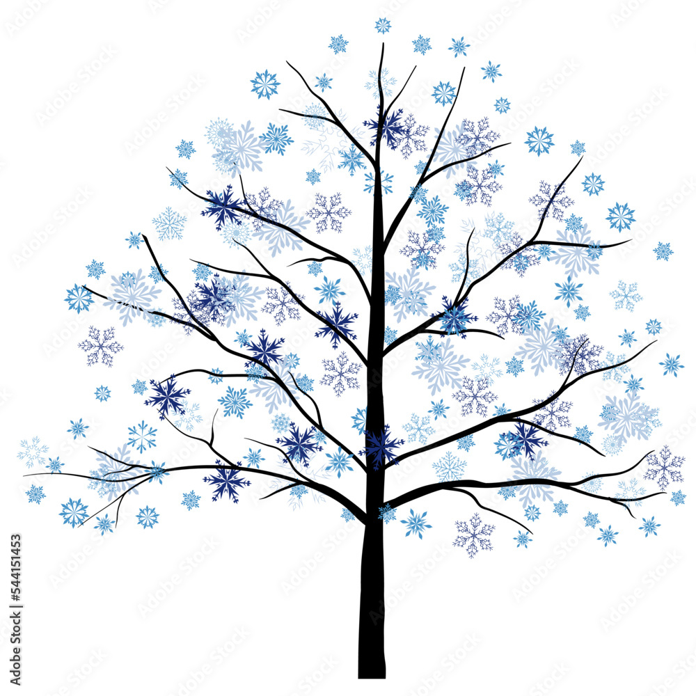 Fototapeta premium Winter Frozen Tree