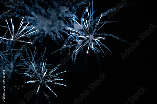 Wallpaper Mural Fireworks in the dark night sky in Porto, Portugal Torontodigital.ca