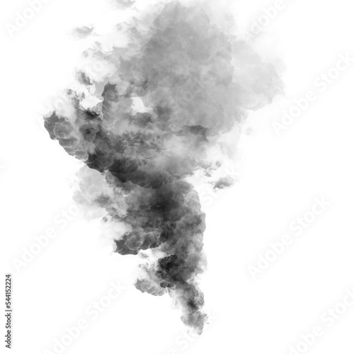 black smoke