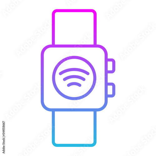 Smart Watch Line Gradient Icon