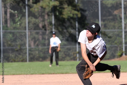 High School Baseball Pitcher
