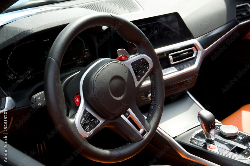 Modern Performance Luxury Sport Car Interior