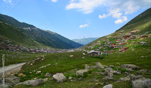 Kavrun Plateau, located in Rize, Turkey, is an important local plateau. photo