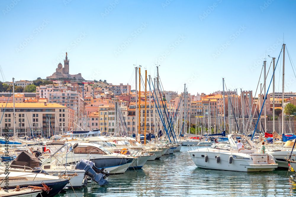 Fototapeta premium Hafen von Marseille, Südfrankreich 