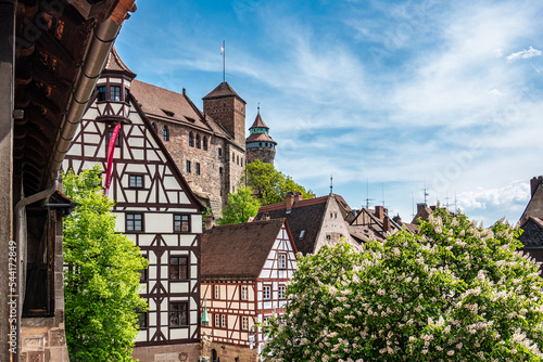 Obraz na plátne View of the historical center of Nuremberg