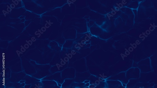 Pure clear water in the pool. Blue water, beautiful background. Dark BLUE water. Ocean and sea depth