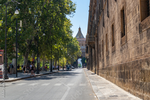 street in the old town, palermo, sicily
