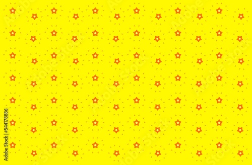 yellow background with flowers