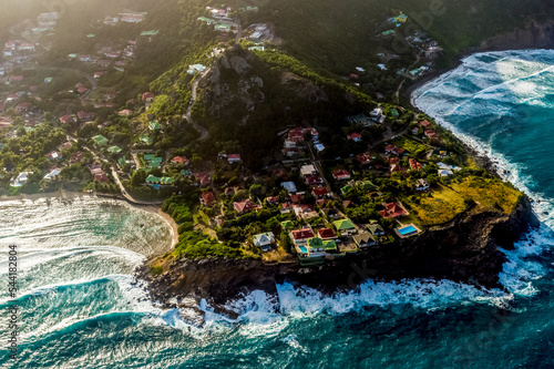 View of Saint Barthelemy island, Caribbean photo