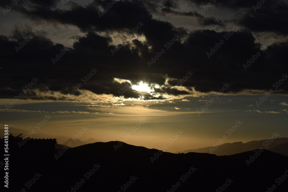 sunrise in the mountains sunrise in the mountains