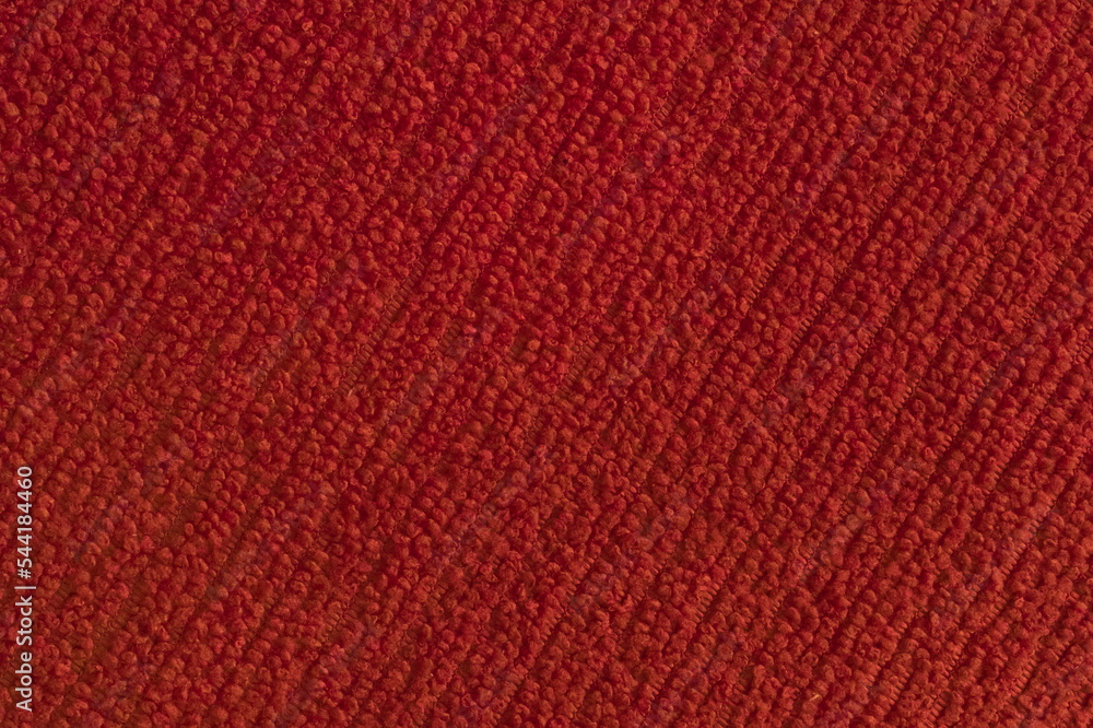 Fototapeta premium Red Abstract Carpet Surface Texture Fabric Vintage Background Material Textile