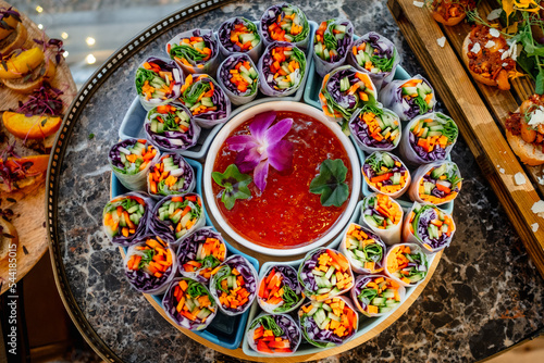 Obraz na płótnie catering, w salonie