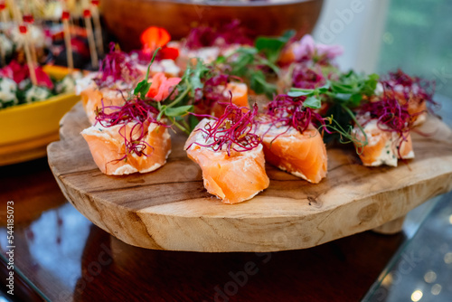 Obraz na płótnie catering, w salonie