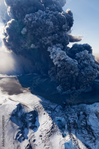Eyjafjallajökull Volcano Eruption, Hvolsvelli, Iceland