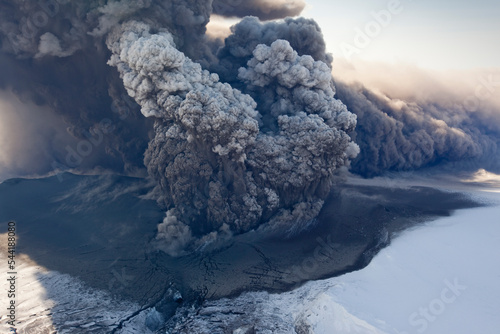 Eyjafjallajökull Volcano Eruption,  Hvolsvelli, Iceland
