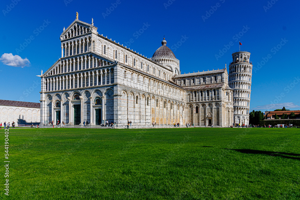 CATHEDRAL OF SANTA MARIA ASSUNTA AND LEANING TOWER OF PISA - TUSCANY, ITALY 