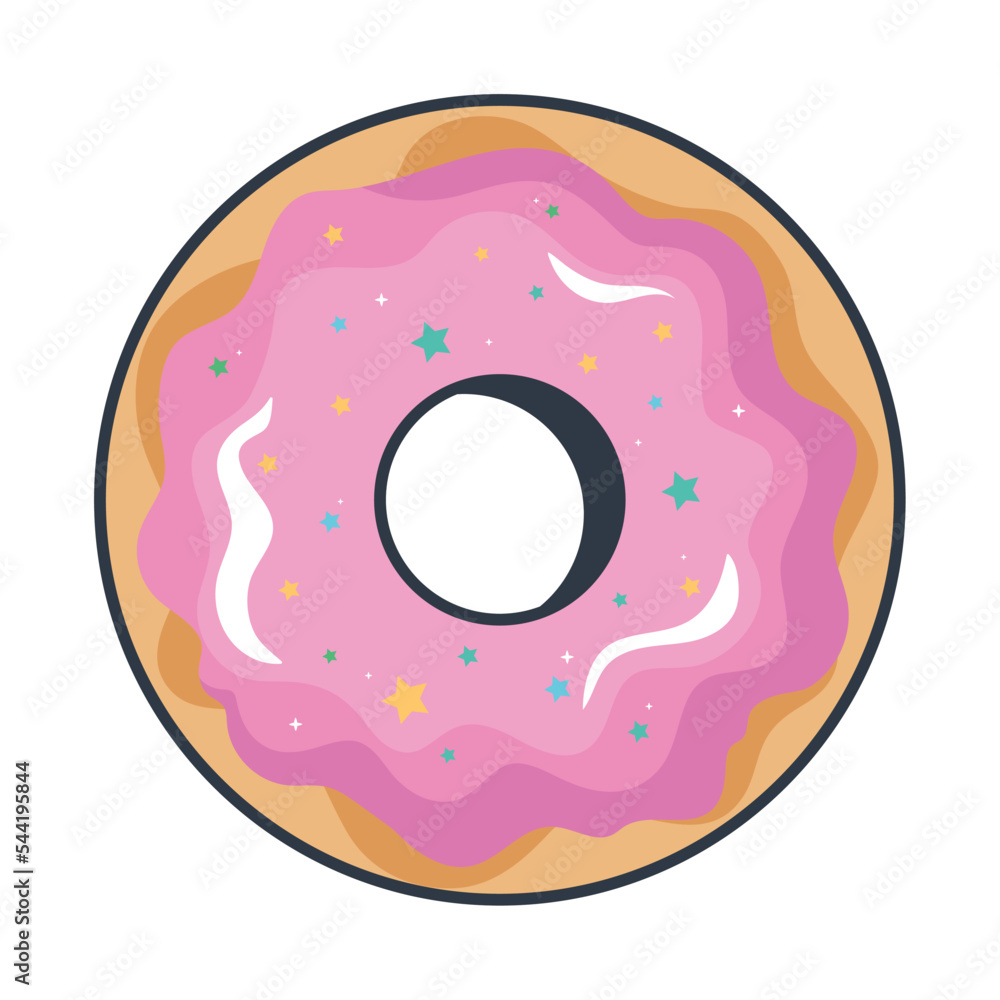 cute donut kawaii style cute donut kawaii style